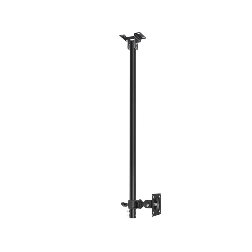 Adjustable Ceiling TV Mount Bracket - Monitor Bracket, TV Lift, Full Motion 360 Deg Rotation Tilt Swivel TV Mount, Fits 12-27 Inch TVs, Fit Flat and Vaulted Ceiling (A 1m)