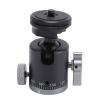 Ball Head with Cold Shoe, Aluminum Alloy 360 Degree Rotating Ballhead with 1/4 inch Screw, for Tripod, Monopod, DSLR Camera view 3