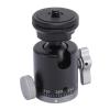 Ball Head with Cold Shoe, Aluminum Alloy 360 Degree Rotating Ballhead with 1/4 inch Screw, for Tripod, Monopod, DSLR Camera view 4