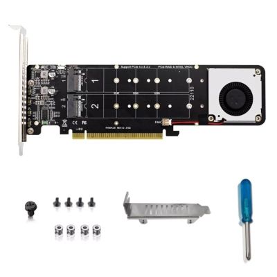 SSD Expansion Split Card Supports 4 Nvme M.2 PCIE 4.0 x16 4 x 32Gbps New