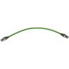 09486868004030, Ethernet Cables/Networking Cables RJ Industrial RJ45 DualBoot Patch Cable, Type C Trailing 2x2xAWG22/7, Cat5 PUR Green, 3.0m view 1