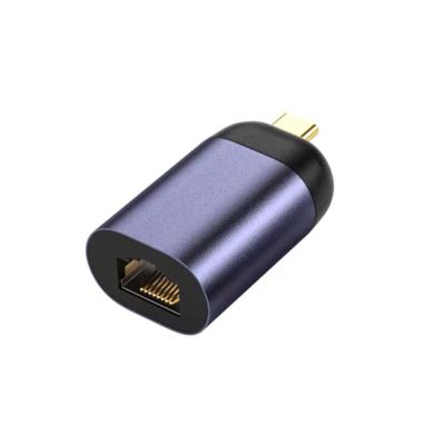 100Mbps Type C to RJ45 LAN Wired Internet Adapter Converter for MacBook Pro/Air