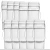 House Naturals 4 Gallon square white buckets - Pack of 20 containers view 1