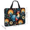 Waterproof Laptop Bag Ultra Slim Polish Folk Art Pattern Computer Case Laptop Tote Bag for 10-15 Inch Notebook view 3