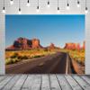 Loccor 12x10ft Fabric Highway Landscape Backdrop Empty Scenic Highway in Monument Valley Arizona Desert Landscape Background for Desert Trip Party Decorations Photo Studio Props view 4