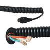 9ft Stretchable Speaker Microphone Spring Cable Connector for Hytera SM25A1 view 3