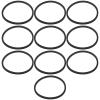 The Lord of the Tools 10PCS Square Cassette Tape Machine Belt Diameter 25mm Wire Diameter 1.2mm Circumference 78mm for Recorder Walkman Repeater DVD Drive view 1