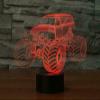7 Colors Change Large Grave Digger Monster Tractor 3D Desk Lamp Night Light view 4