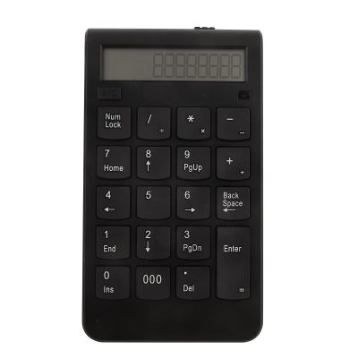aqxreight 2.4G Keypad 29 Keys Number Keyboard with LCD Display