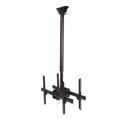 2 Sided Ceiling TV Mount Bracket, Telescopic Height Adjustment TV Mount Bracket, Hanging Full Motion TV Mount Bracket Fits Most 32-70 Inch LED 4K TVs (One Color 1060)