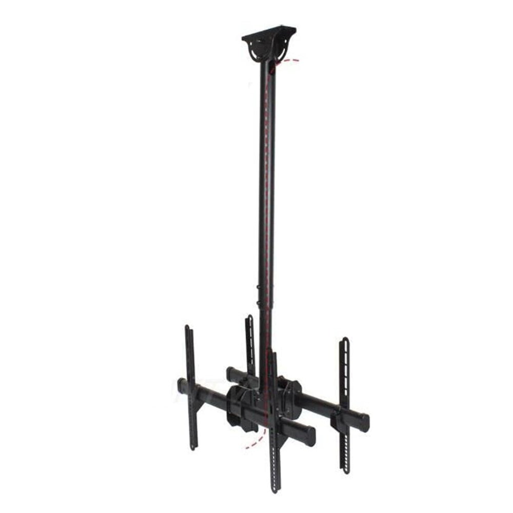 2 Sided Ceiling TV Mount Bracket, Telescopic Height Adjustment TV Mount Bracket, Hanging Full Motion TV Mount Bracket Fits Most 32-70 Inch LED 4K TVs (One Color 1060)