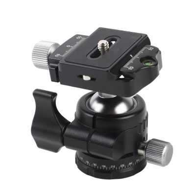 Camera Tripod Ball Head, Tripod Ball Head Mount 25mm Diameter Degree Panorama Rotation Ball Head