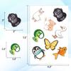 100pcs Cute Animal Stickers for Kids Waterproof Decals for Water Bottles Laptop Luggage Computer Scrapbooking Teens Adults Girls Funny Party Birthday Decorations view 4