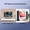 Miraitech Sound Bar, SoundBar for Smart TV with 5.0 Bluetooth, 2 in 1 Detachable Surround Sound System, Sound Bar TV Speakers with 3D Surround Bass Effect, Home Audio Surround Sound System for TV view 2