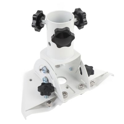 Satellite Mount Pipe Adapter, 360 Rotation and 160 Tilt Adjustment, Stainless Steel, ABS Material, Supports up to 500 Pounds, Easy Installation, Erosion, Compatible with Mini