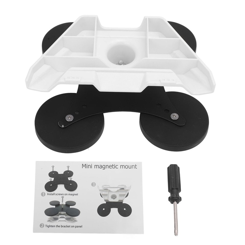 Pissente Mini Internet Satellite Car Roof Mounting Kit, Stainless Steel, Magnetic Mount Bracket with Screw Nut