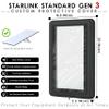 Protector for Starlink Gen3 Cover, Satellite Dish Accessories, Transparent PVC Material+900D Fabric, Weather-Resistant, Dustproof and Waterproof, for Maximum Signal Performance & Durability, Black view 2