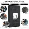 Protector for Starlink Gen3 Cover, Satellite Dish Accessories, Transparent PVC Material+900D Fabric, Weather-Resistant, Dustproof and Waterproof, for Maximum Signal Performance & Durability, Black view 4