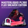 Cooler Master Sneaker-X ITX PC Case, Includes 360mm Flux Liquid Cooler | V850W SFX Gold PSU, Compatible 300mm GPU Mount Gigabyte RTX 5080 Windforce | RX 9070 XT Gaming OC, DIY Customize Build view 2