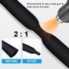 10 FT 2 inch 2:1 Heat Shrinkable Braided Sleeving Heat Shrink Sleeve Abrasion Protection Flexibility Wiring Harness Cable Sheath view 3