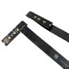 Sintech M.2 NVME Extender,NGFF M-Key PCIe SSD Extention Card with Angled Soft-PCB Cable 30CMS view 3