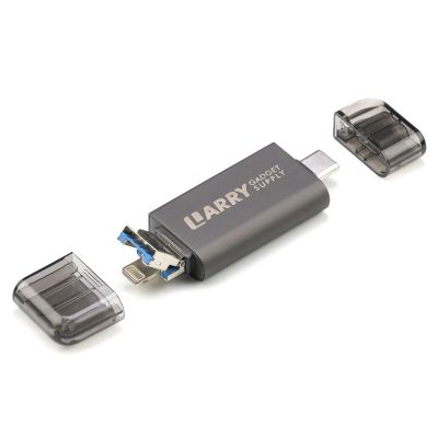 3-in-1 Lightning/USB-C/USB-A Card Reader for iPhone, iPad Pro, MacBook,PC High-Speed SD/TF Memory Card Reader, Instant Photo Transfer, No App Needed (Lightning/USB-C/USB-A)