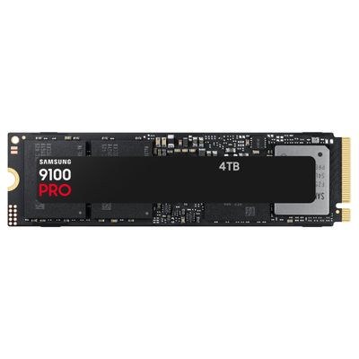 Samsung Memory MZ-VAP4T0BW 9100 PRO Internal SSD 4TB, PCIe 5.0 x4, NVMe 2.0, SSD Designed for Professionals and Gamers, Compatible with PC and PlayStation 5