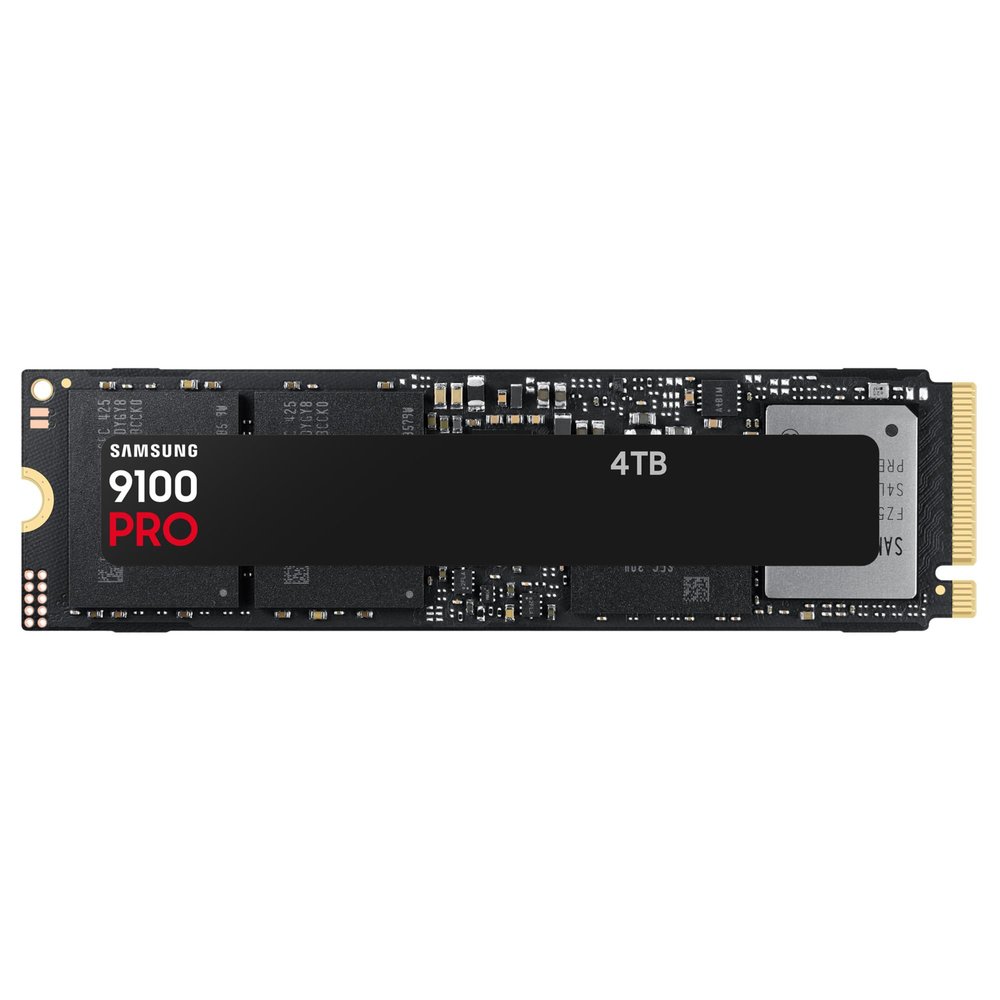 Samsung Memory MZ-VAP4T0BW 9100 PRO Internal SSD 4TB, PCIe 5.0 x4, NVMe 2.0, SSD Designed for Professionals and Gamers, Compatible with PC and PlayStation 5