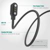 Compatible with SOUYIE Smart Watch Charger, Magnetic Replacement Charger Compatible for SOUYIE SW-7, H69, P109, T98 Smart Watch (Black, 2.84mm pins Distance) view 4