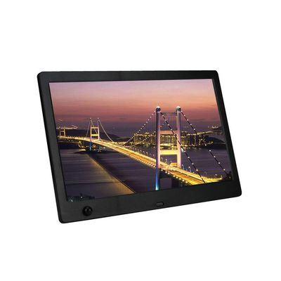 10 inch Digital Photo Frame with Motion Sensor Function 1024 * 600 high Resolution Support SD Card/U Disk Timing Switch Decorative,Black