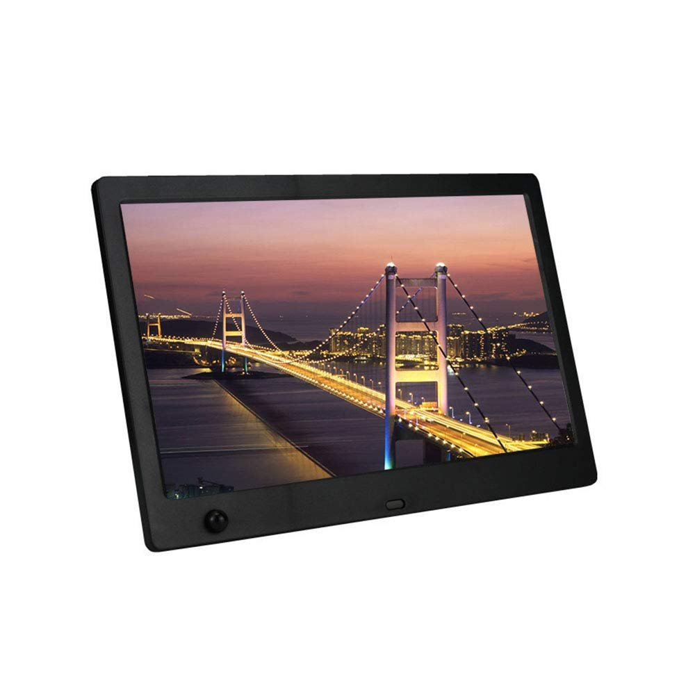 10 inch Digital Photo Frame with Motion Sensor Function 1024 * 600 high Resolution Support SD Card/U Disk Timing Switch Decorative,Black