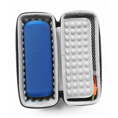 DOITOOL Portable Eva Case Pouch for Speakers Shockproof Holder with Soft Lining Black Grey Storage for Acoustics and Cables