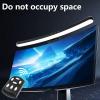 ASHATA Curved Computer Monitor Lamp, 2950-6100K Touch Stepless Dimmable Lamp Bar, USB Powered LED Screen Monitor Light Bar with Remote Control, for Home & Office view 4