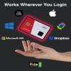 AUTHENTREND ATKey.Card NFC Fingerprint Security Key  Passwordless FIDO2 Login, Multi-Factor Authentication, Tap to Login for Windows, Mac, iPhone  Works as Digital Business Card view 4