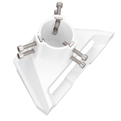 Adjustable Clamp Pole Mount Adapter for Mini Dish, Mini Pipe Adapter, Satarlink Roof Wall Plate Mount, Stable Support for Outdoor Removable Mounting Kit