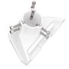 Adjustable Clamp Pole Mount Adapter for Mini Dish, Mini Pipe Adapter, Satarlink Roof Wall Plate Mount, Stable Support for Outdoor Removable Mounting Kit view 1