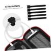 Gadpiparty Travel Pouch Cable Organizer Bag Charger Data Line Storage Bag Hand Strap for Electronics Accessories Pen Pill Makeup Compact Design Zipper Access view 4
