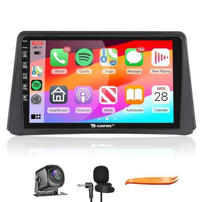 Kunfine Car CarPlay Android Auto Navigation Stereo GPS Radio Reverse Camera Display 9" IPS Touchscreen Headunit Tablet Pad Media Player for Buick Encore 2013-2016, if Applicable Quad Core 4G+64G
