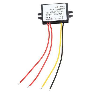 Ac 12V 24V to Dc 5V, 24V Dc 5V Converter, Dc 5V Power Supply Ac to 5V Dc 24Vac to 5Vdc Converter Ac Dc Power Supply Module (2A)
