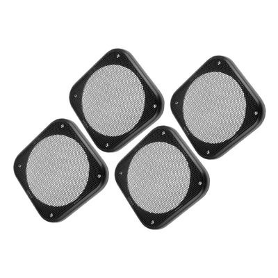 FUNOMOCYA 4pcs Square Speaker Grill Mesh Car Audio Grill Cover Decorative Metal Mesh Protector for Car Home Audio
