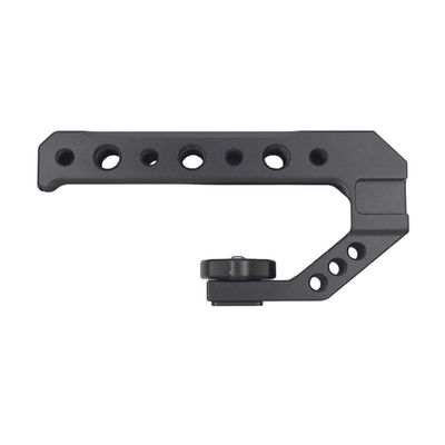 Camera cage Grip, Lightweight Cold Shoe top Handle, Handheld Video Unit, Triple Cold Shoe, Compatible with Action Camera 13 10 Canon, Nikon, Sony DSLR Camera, iPhone 16 15, 14, 13 12, etc (Tishou)