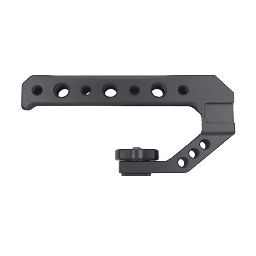 Camera cage Grip, Lightweight Cold Shoe top Handle, Handheld Video Unit, Triple Cold Shoe, Compatible with Action Camera 13 10 Canon, Nikon, Sony DSLR Camera, iPhone 16 15, 14, 13 12, etc (Tishou)