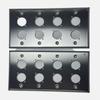 (2) Two Quad Gang Wall Plate Eight XLR Male/Female "D" Stainless Steel view 3