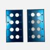 (2) Two Quad Gang Wall Plate Eight XLR Male/Female "D" Stainless Steel view 4