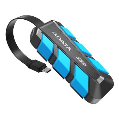 ADATA SC740 External Solid State Drive 2000GB, USB 3.2 Gen2 USB-C External Portable SSD - up to 1050 MB/s