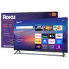 Roku Smart TV  55-Inch Select Series, 4K HDR TV  Roku TV with Enhanced Voice Remote  Flat Screen LED Television with Wi-Fi for Streaming Live Local News, Sports, Family Entertainment view 1