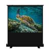 60 Inch Projector Screen Manual Floor Pull Up 72 Inch 4:3 16:9 4K HD Screen Portable Folding Stand Adjustable Movie Screen Height for Home Office Classroom Outdoor(72inch(16:9)) view 1