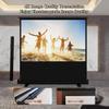 60 Inch Projector Screen Manual Floor Pull Up 72 Inch 4:3 16:9 4K HD Screen Portable Folding Stand Adjustable Movie Screen Height for Home Office Classroom Outdoor(72inch(16:9)) view 3