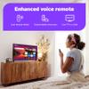 Roku Smart TV 55-Inch Plus Series, Mini-LED TV RokuTV with Enhanced Voice Remote Flat Screen 4K QLED Television with Dolby Vision & Wi-Fi for Streaming Live Local News, Sports view 4