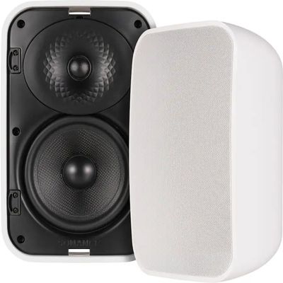 Sonance Mariner MX52 Outdoor 5-1/4" 2-Way Surface Mount Speakers (Pair) - Paintable White